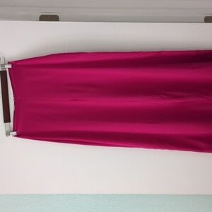 Cult Gaia Kora High Waist Wide Leg Fushia Pink Silk Pants sz S Barbie Minimalist